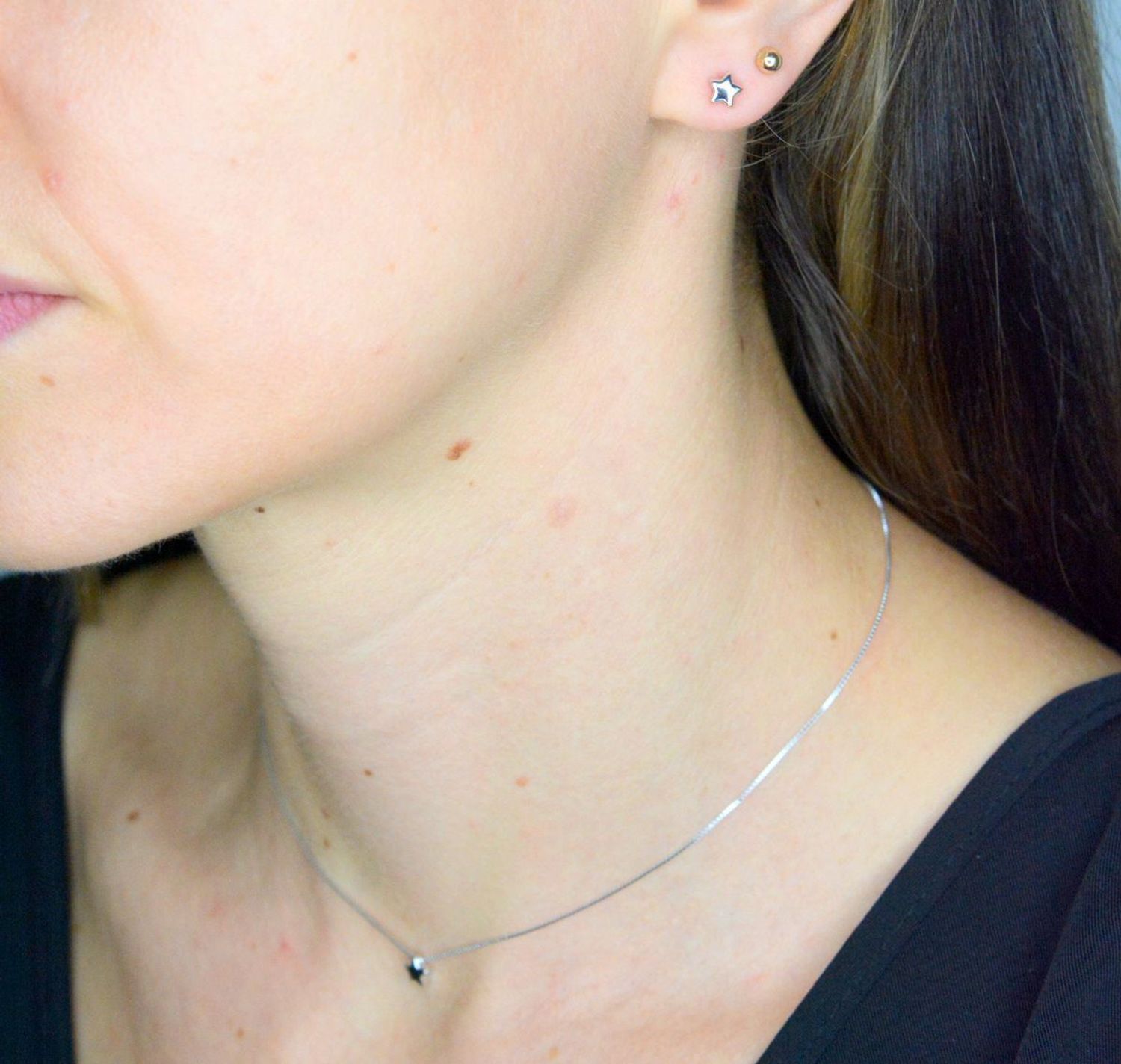 Kolczyki damskie srebrne 925 gwiazdki Armonica Nomination 241307 007.png